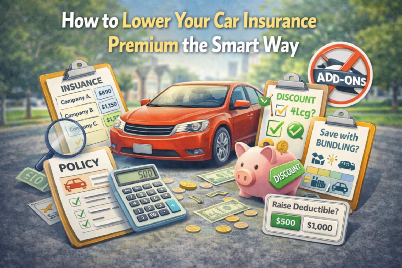 how to lower car insurance premium