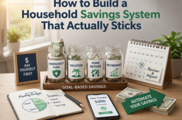 build a household savings system