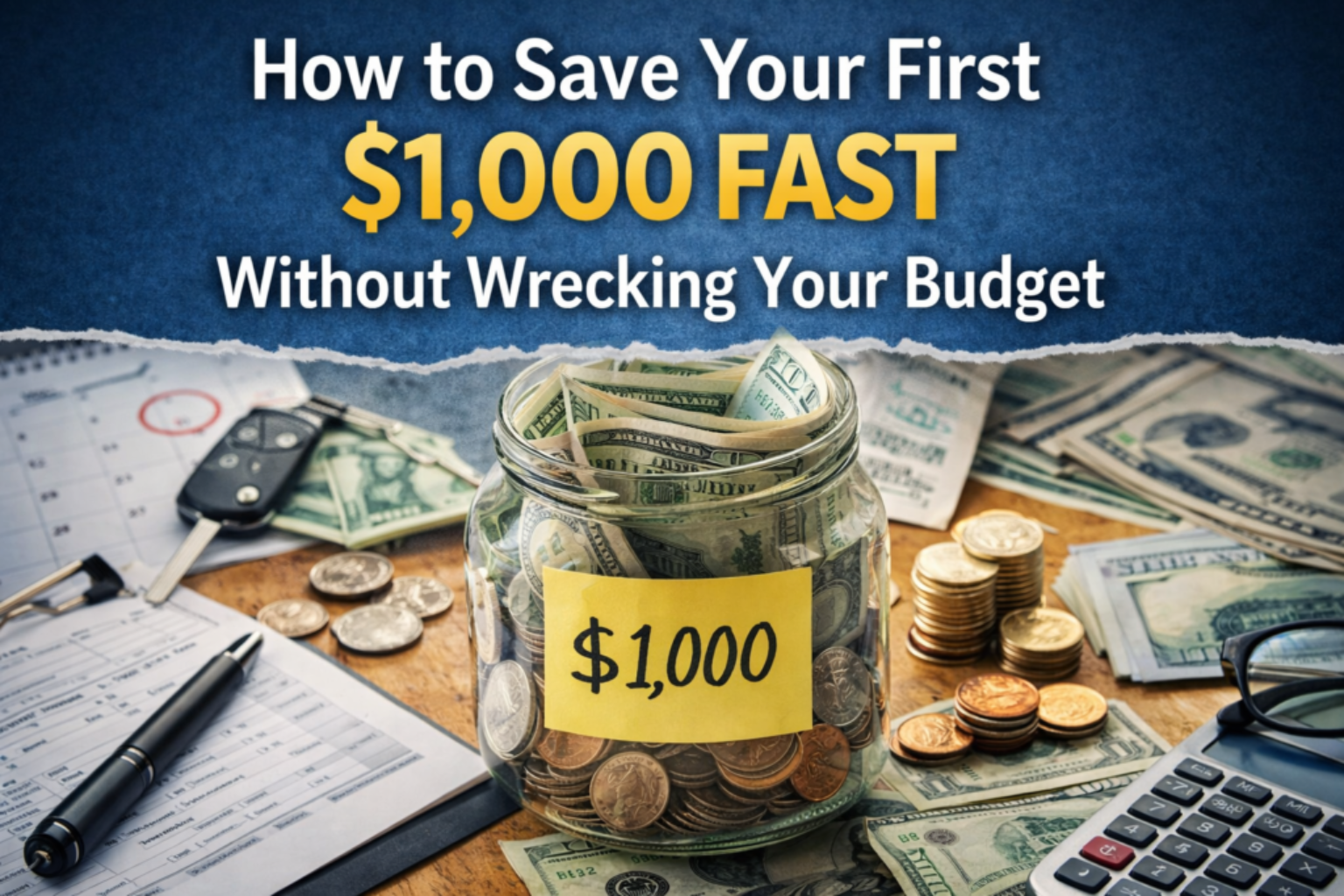 how to save your first 1000 fast