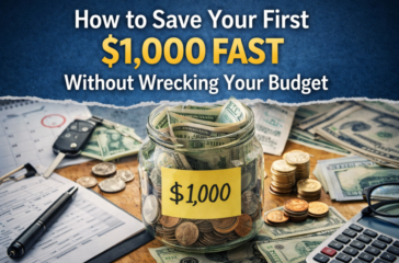 how to save your first 1000 fast
