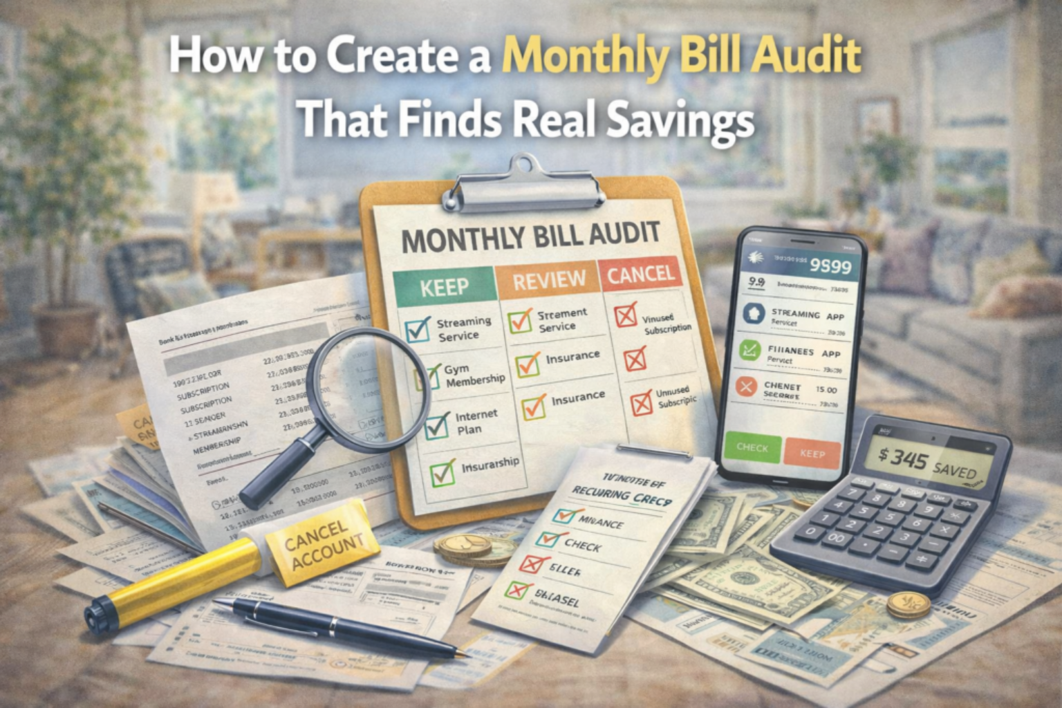 monthly bill audit