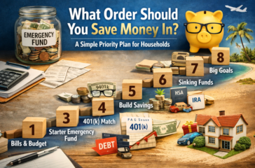 what order should you save money in