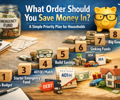 what order should you save money in