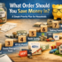 what order should you save money in