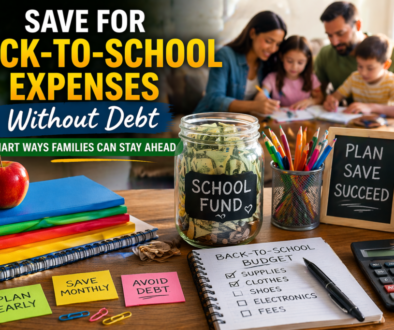 save for back-to-school expenses without debt